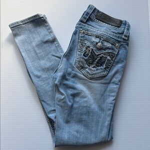 Rock Revival Jeilay Faded Blue Denim Jeans